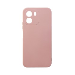 Capa de Silicone com Moldura de Câmera para Oppo A6 4G/Oppo A6 5G/Oppo A6x 4G/Oppo A6x 5G Rosa